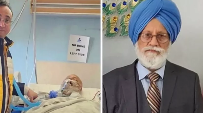 Indian Sikh elderly man brutally beaten after car accident