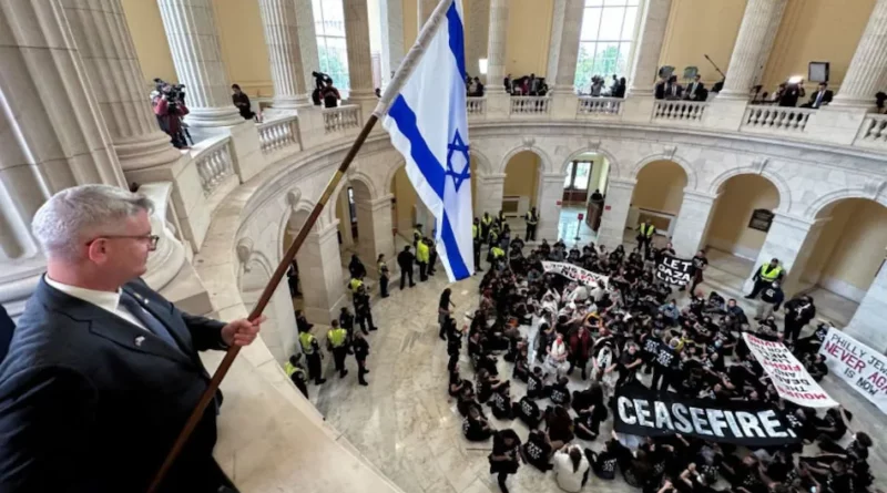 Pro-Palestine protesters enter US Capitol Hill, 300 arrested