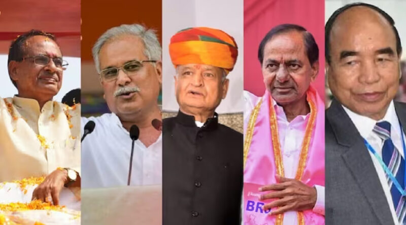 Voting between elections: Competition in Madhya Pradesh, tradition continues in Rajasthan! Know whose government is in Chhattisgarh, Telangana and Mizoram