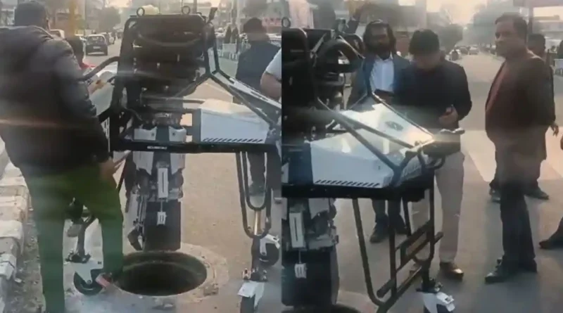 Robot will now help in cleaning drains in Dehradun, cleaning system has become easier