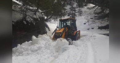 Snowfall again in Dhanaulti-Kanatal...Vehicles of many passengers stuck in snow in Chakrata