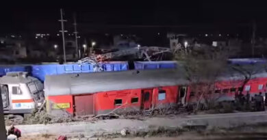 Train did not stop even after applying brakes, serious collision with goods train, four coaches derailed