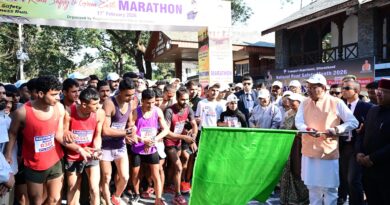 मुख्यमंत्री श्री पुष्कर सिंह धामी ने,5 किलोमीटर दौड़ का फ्लैग ऑफ किया।