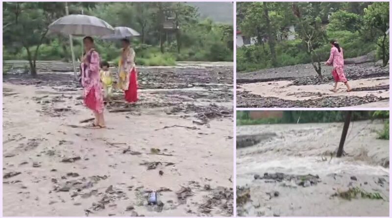 उत्तराखंड में बारिश का तांडव: उफान पर नदियां और गदेरे, डोईवाला में बहा पुल, कई गांवों का संपर्क बाधित