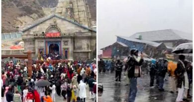 बर्फ की सफेद चादर में लिपटी बाबा केदार की नगरी, श्रद्धालुओं के खिले चेहरे, ठंड से बढ़ी मुश्किलें
